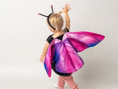 That\'s Mine Lise butterfly suit sweet purple set bagfra på barn