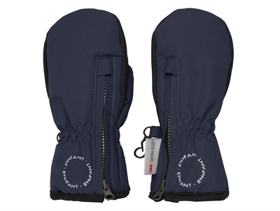 En Fant luffer ebony med sort greb og lynlås