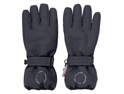 En Fant luffer i ebony med sort greb og lynlås