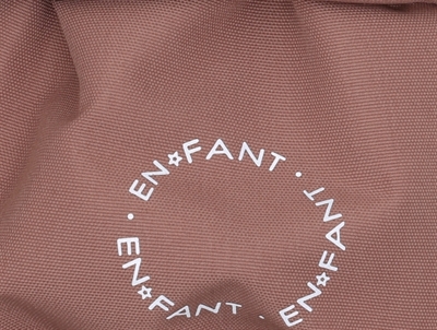 En Fant handsker i rosa nuance med logo detalje