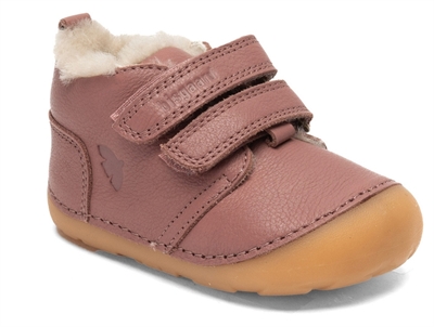 bisgaard Carter Lamb vinterbegyndersko heather med dobbelt velcro