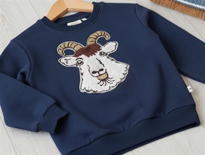 Wheat sweatshirt Goat Terry sea storm
