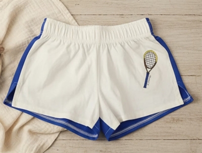 Mini Rodini white tennis shorts