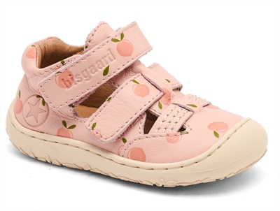 Bisgaard Hana sandal ferskenprint med velcro