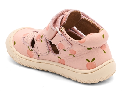 Bisgaard Hana sandal ferskenprint med velcro