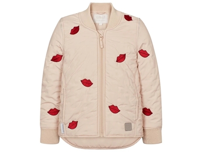MarMar Orry termojakke beige med kys broderi