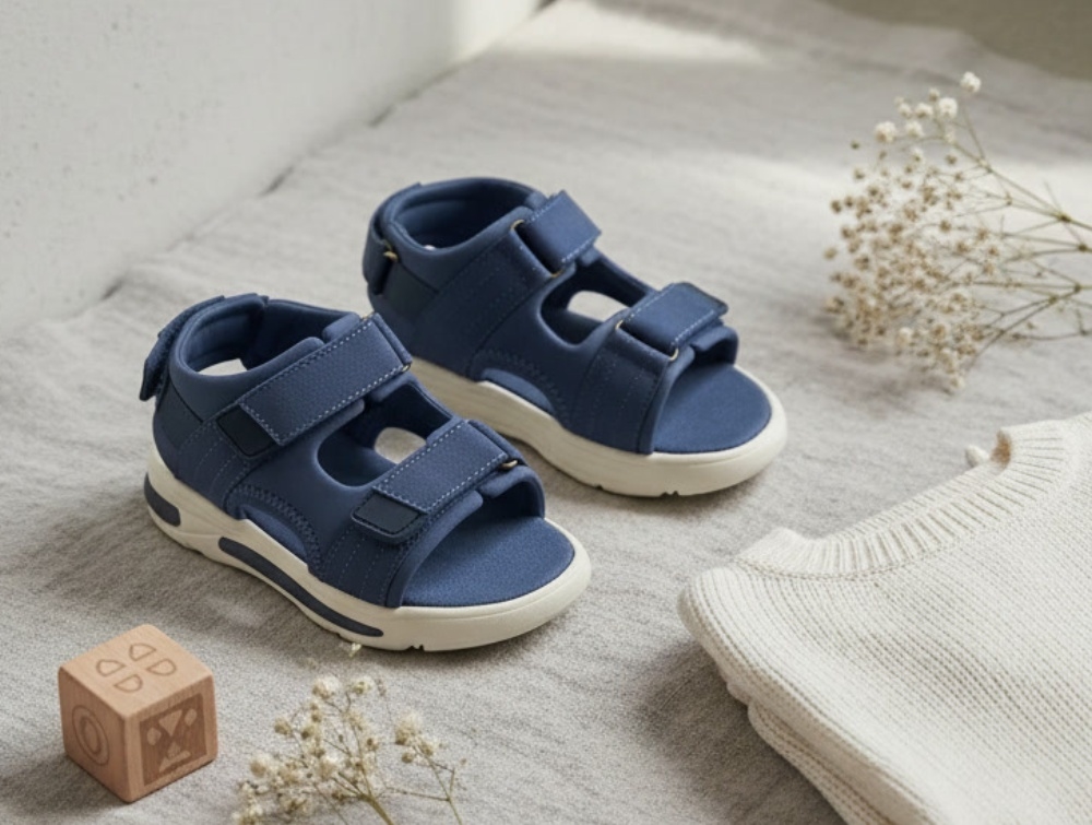 En Fant Børne Sandaler m. blink - Vintage Indigo - 27