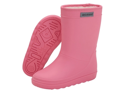 En Fant termogummistøvler pink med uldfoer
