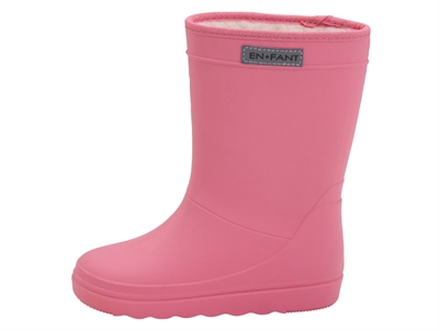 En Fant termogummistøvler pink med uldfoer