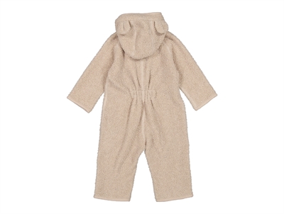 Bagside af MarMar Copenhagen Robert dragt oyster grey med ører