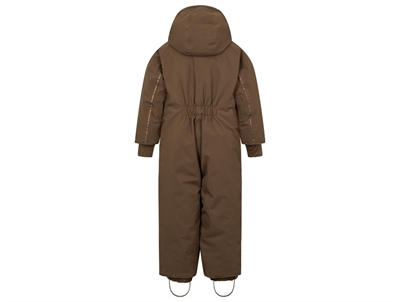 MarMar Copenhagen Ollie flyverdragt i deep choco med elastiske seler set bagfra