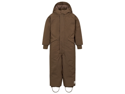 MarMar Copenhagen Ollie flyverdragt i deep choco med elastiske seler set forfra
