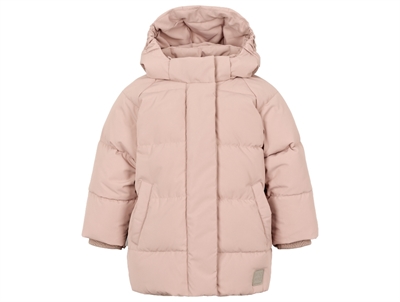 MarMar Omega pufferjakke light plum med aftagelig hætte
