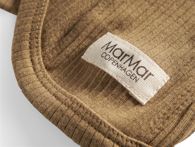 Nærbillede af MarMar elefanthue i dark bronze rib