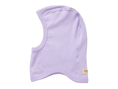 MarMar elefanthue i soft lavender rib med enkelt lag
