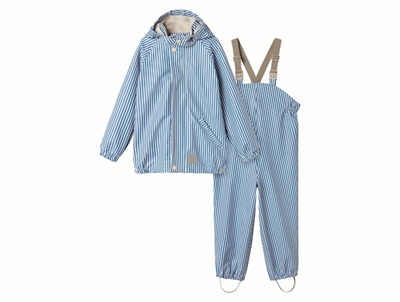 MarMar regnsæt i blue stripe med jakke og regnbukser