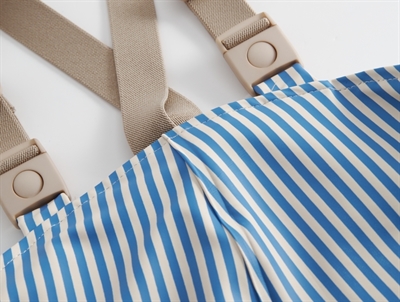 MarMar regnbukser med justerbare seler i blue stripe