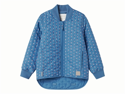 MarMar termojakke i flower stripe med blomsterprint