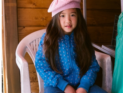 MarMar Orry termojakke i flower stripe på barn