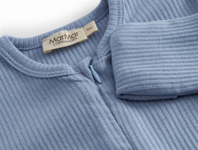 MarMar Copenhagen natdragt i blue iris med gennemgående lynlås