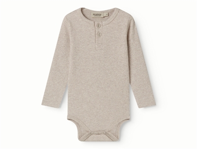 MarMar body i lys beige nuance med rib