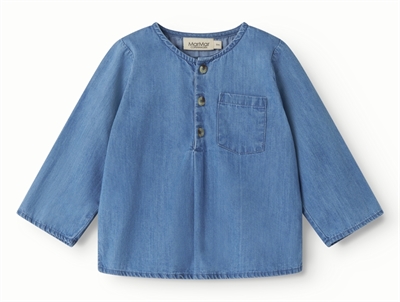 MarMar skjorte i blue denim med brystlomme