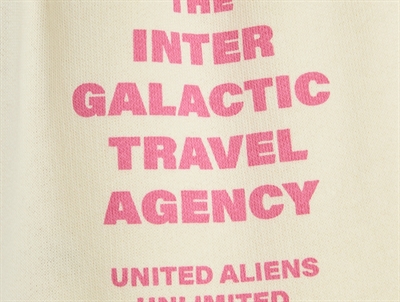 Mini Rodini sweatpants i multi med travel agency tekstprint detalje