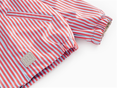 MarMar Oddy regnjakke i blue red stripes