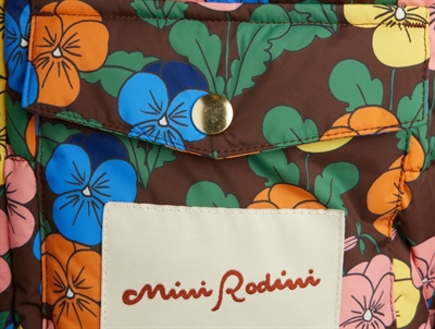 Mini Rodini puffer vinterjakke med multifarvet blomsterprint