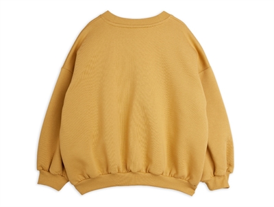 Mini Rodini sweatshirt beige med musbroderi