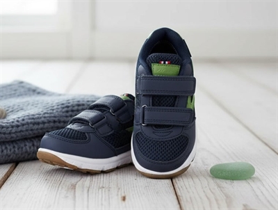 Viking navy/green sneaker Hovet low med TEX