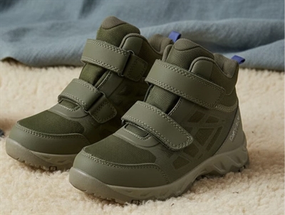 Viking Track Mid WP overgangsstøvle grøn med TEX