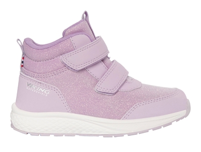 Viking Bouncy Glitter Mid WP overgangssko lilla