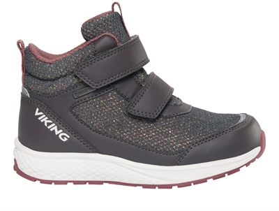 Viking Bouncy Glitter Mid GTX charcoal med glimmer
