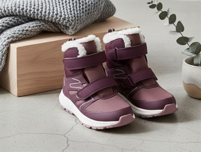 Viking Equip Defence Warm vinterstøvle grape med TEX