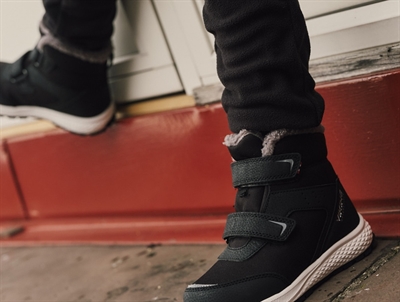 Viking Equip Warm vinterstøvle black/grey med velcro