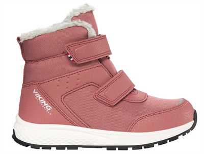 Viking Equip Warm vinterstøvle pink med velcro