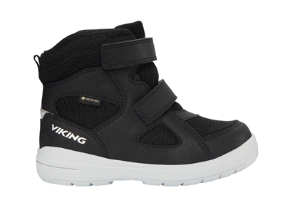Viking vinterstøvle sort med GORE-TEX fra siden