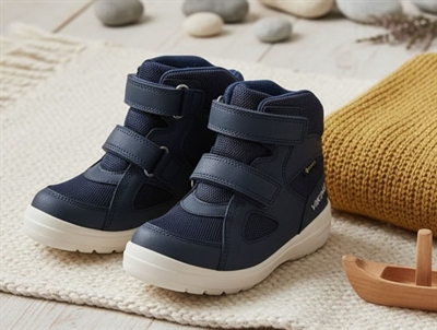 Viking Fun Warm vinterstøvle blå med GORE-TEX