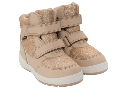 Viking Fun Glitter Warm GORE-TEX vinterstøvle beige med glitter