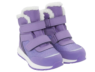 Viking Equip Glitter Warm WP 2V vinterstøvle violet med glitter