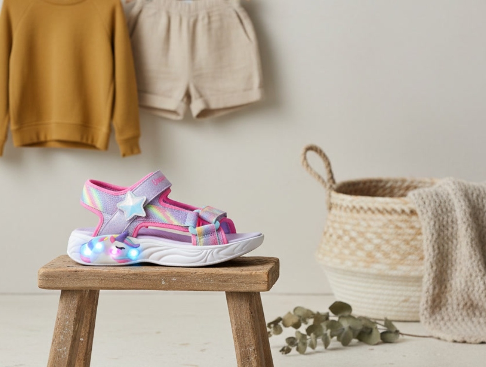 Skechers Sandal Dreamy Med Enhjørning, Glimmer Og Blinklys - Str. 30