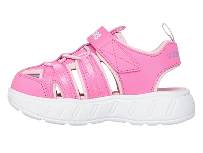 Skechers Play Scene Splash sandal i pink med enhjørning og lukket tå