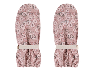 CeLaVi luffer i rosa nuance med blomsterprint og fleecefoer