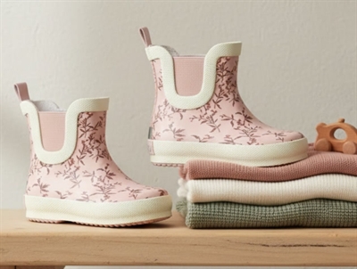 CeLaVi peach whip gummistøvle kort blomster