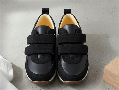 Angulus sneaker navy med velcro