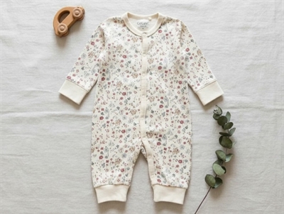 CeLaVi withered rose blomstret heldragt uld/viskose