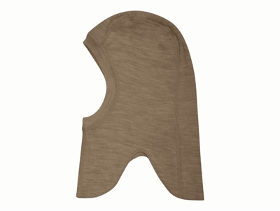 CeLaVi brun merinould balaclava fra siden