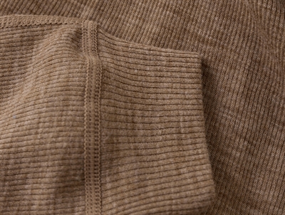 CeLaVi brun merinould bukser rib detalje