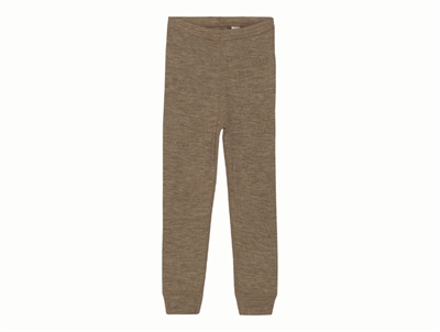 CeLaVi brun merinould leggings forfra
